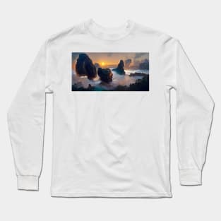 Rocks on the Shore Long Sleeve T-Shirt